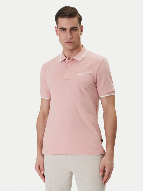 BOSS BOSS Polo Parlay 190 50494697 Rosa Regular Fit