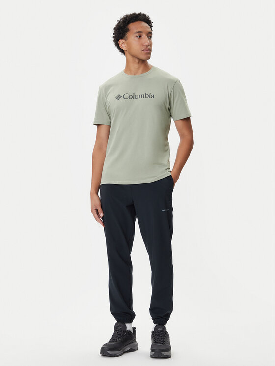 Columbia Columbia Majica Csc Basic Logo™ 1680053 Zelena Regular Fit
