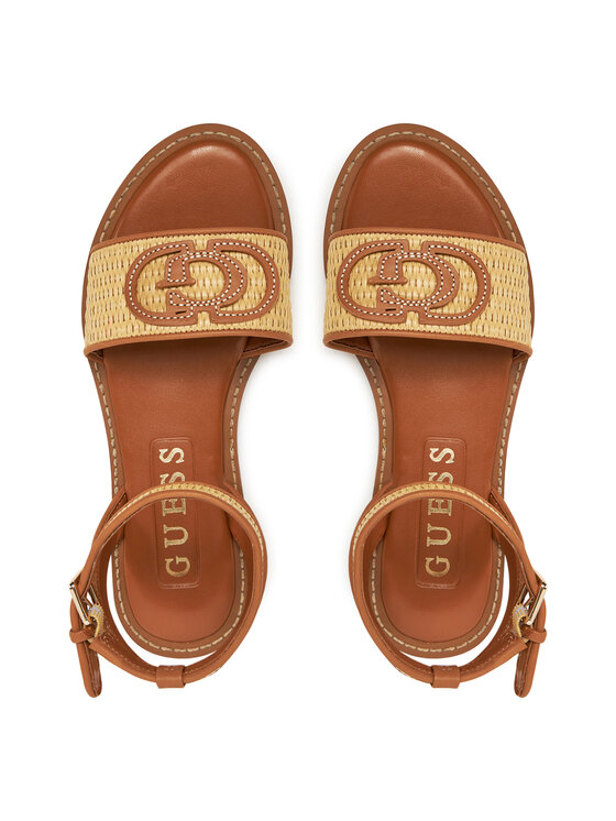 Guess Sandały Guess FLJSIY FAB03 Brązowy