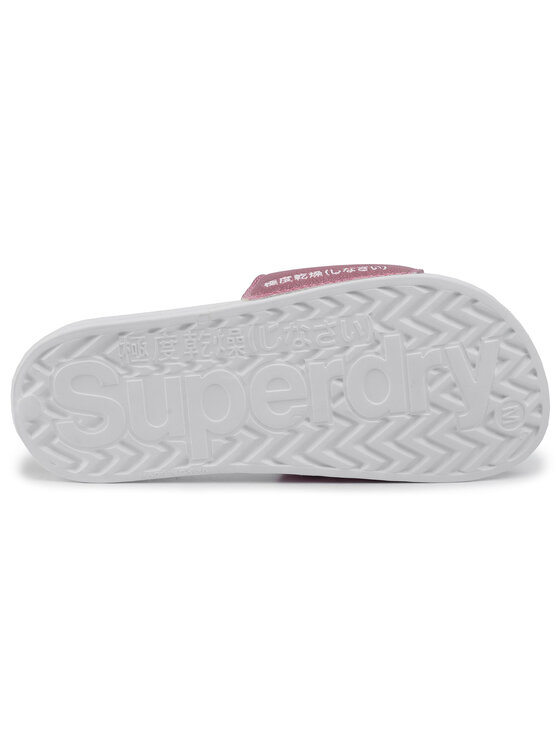 Superdry Klapki Superdry Colour Change Pool Slide WF300002A Różowy