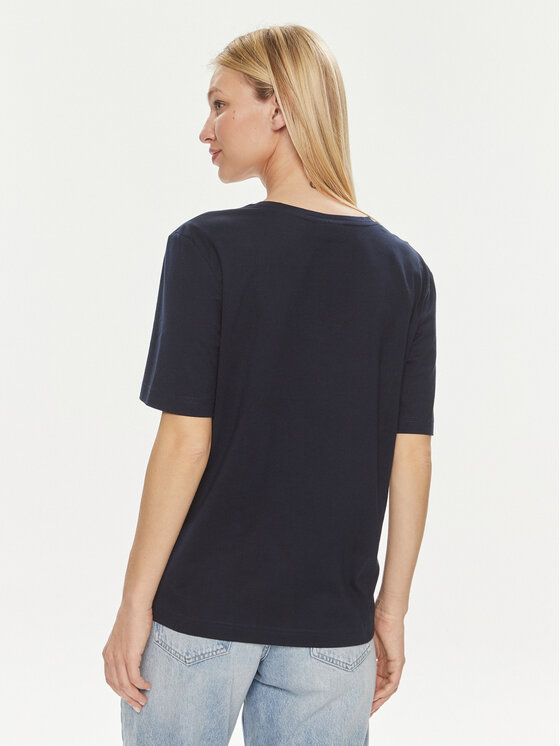 Lacoste Lacoste Футболка TF7300 Cиній Regular Fit
