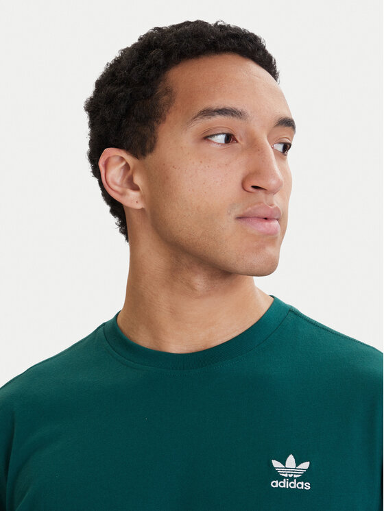 adidas adidas Футболка Trefoil Essentials KD1323 Зелений Regular Fit