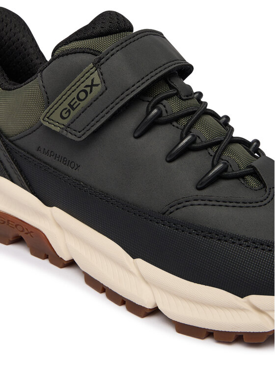 Geox Sneakersy Geox J Flexyper Plus Boy B Abx J56LCA 0MEFU C0033 S Tmavo zelená