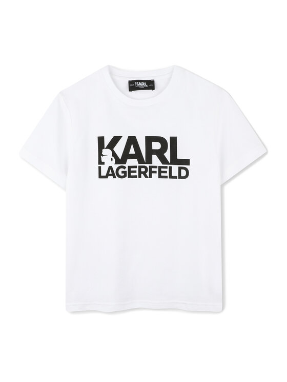 Karl Lagerfeld Kids Karl Lagerfeld Kids Camiseta Z30435 D Blanco Regular Fit