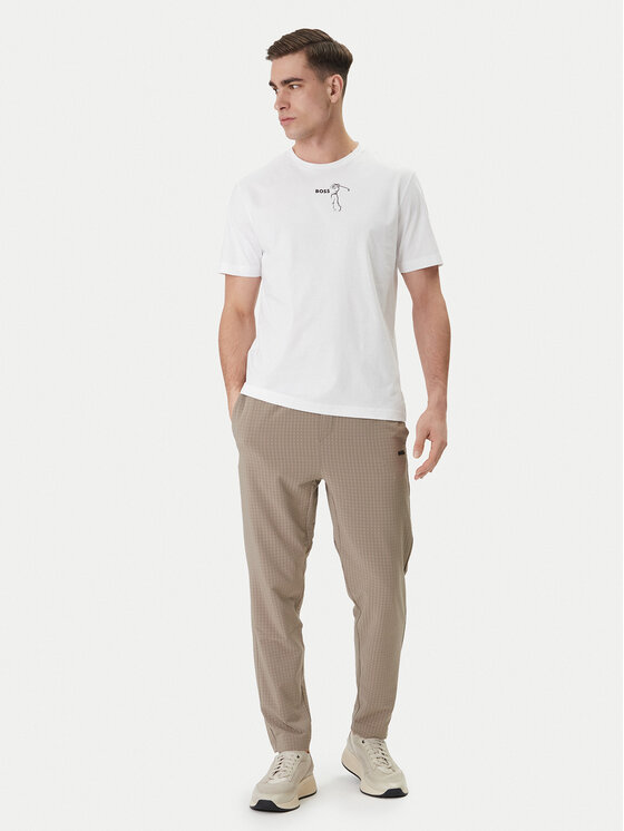 BOSS BOSS Camiseta Birdie 50559387 Blanco Regular Fit
