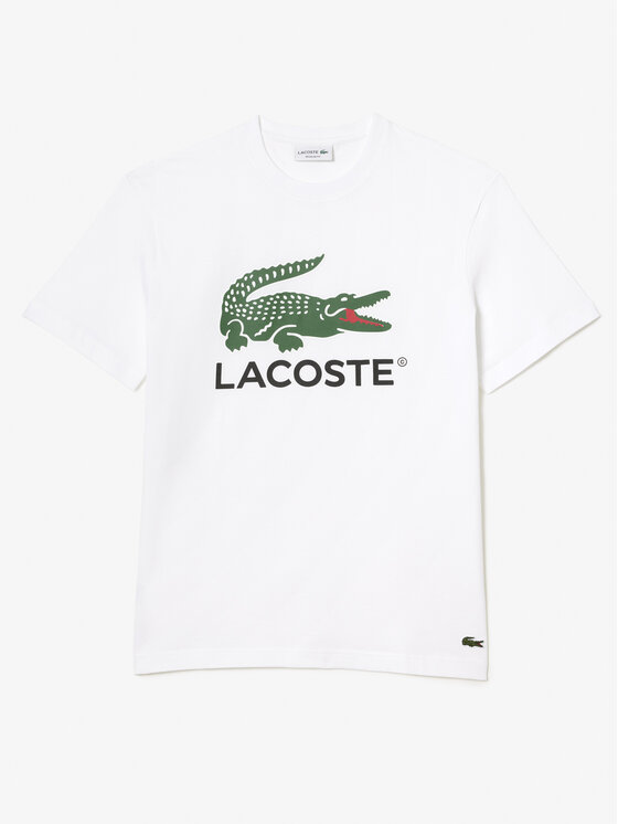 Lacoste Lacoste Marškinėliai TH1285 Balta Regular Fit