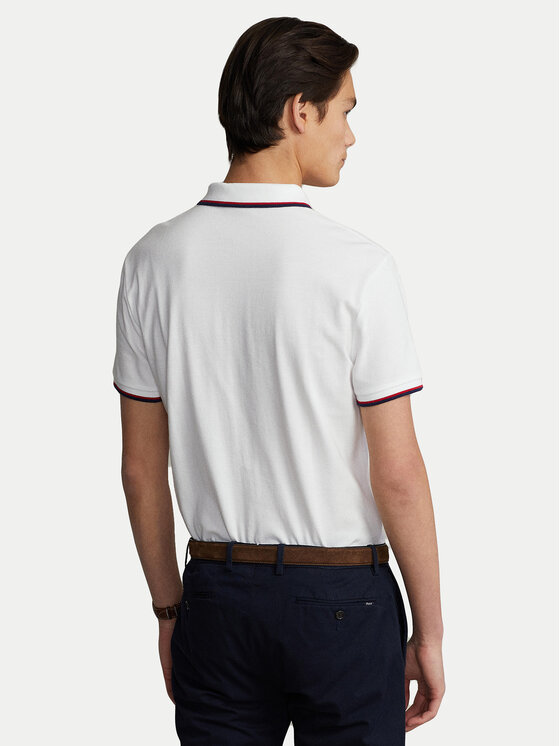 Polo Ralph Lauren Polo Ralph Lauren Поло Classics 710842621002 Білий Slim Fit