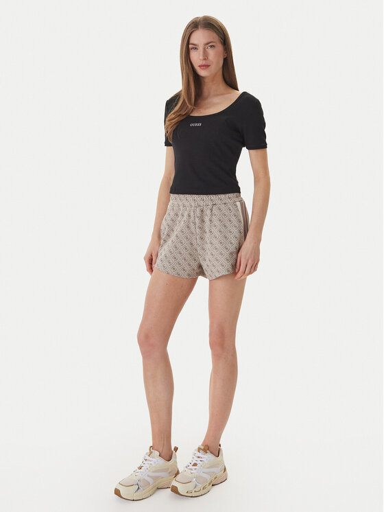 Guess Guess Футболка V6GP04 K2969 Чорний Slim Fit