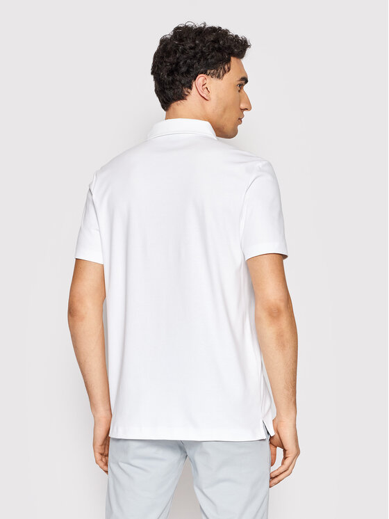 BOSS Boss Поло Palosh 50471335 Білий Slim Fit