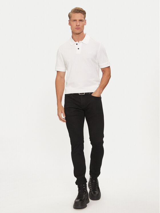 BOSS Boss Поло Prime 50507813 Білий Regular Fit