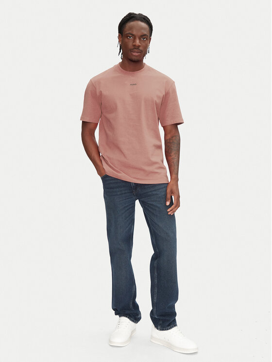 HUGO HUGO Футболка Dapolino 50488330 Рожевий Relaxed Fit