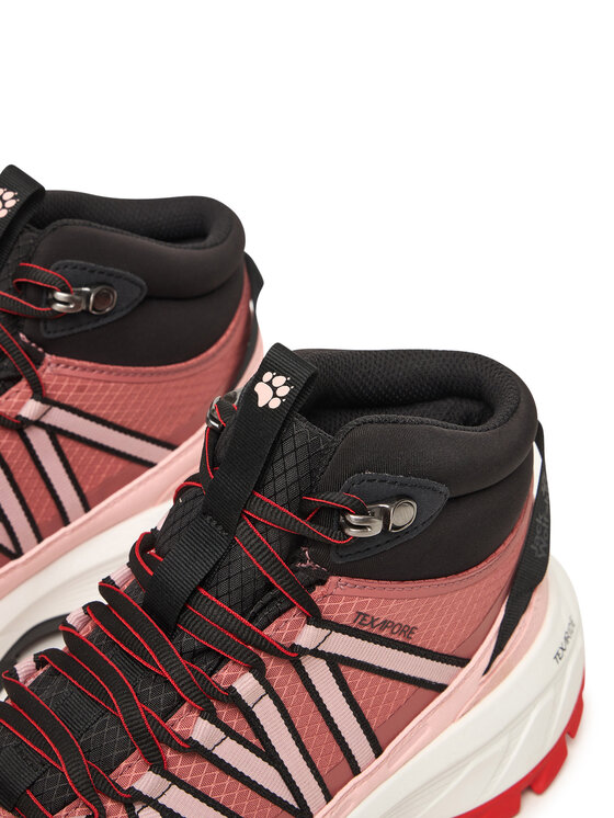 Jack Wolfskin Trekingová obuv Jack Wolfskin Wild Hike Texapore Mid A65580 Ružová