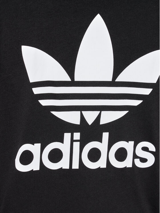 adidas adidas Футболка adicolor Trefoil H25245 Чорний Regular Fit