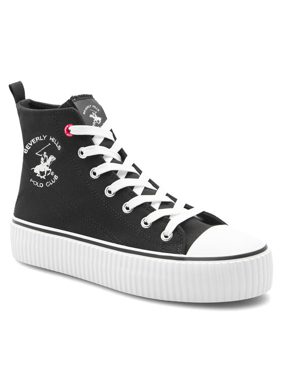 Beverly Hills Polo Club Plátenky Beverly Hills Polo Club BHPC026M Čierna