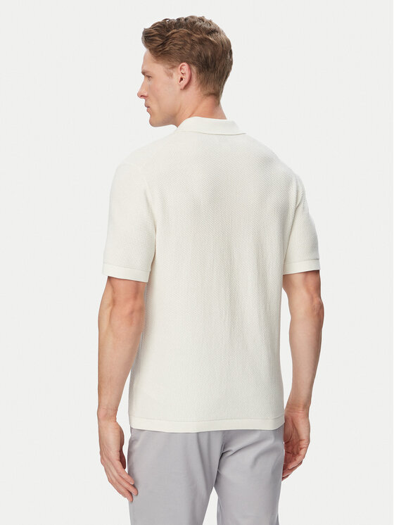 Calvin Klein Calvin Klein Polo LV04LG313G Crema Regular Fit
