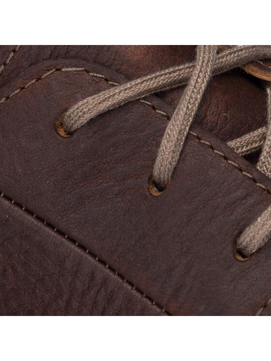 Clarks Nizki čevlji Clarks Grandin Plain 261448707 Rjava