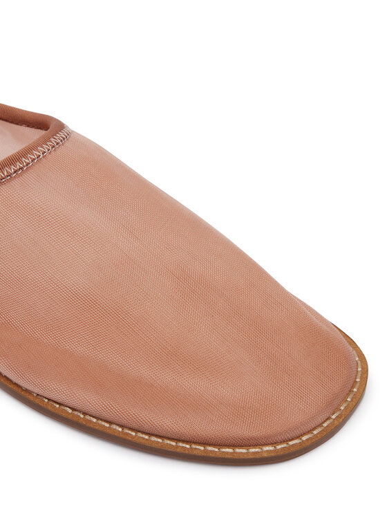 Calvin Klein Baleríny Calvin Klein Stretch Ballerina Shoe Spac Mesh HW0HW03041 Korálová