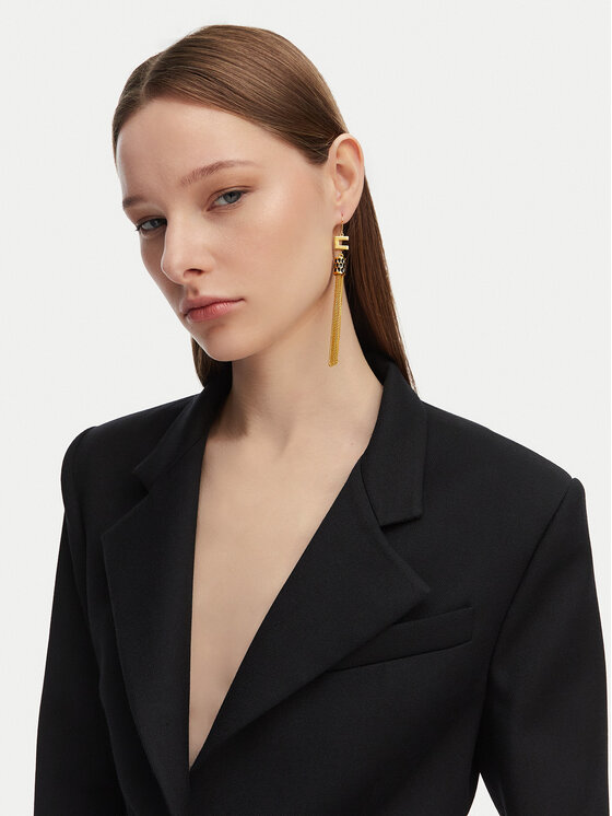 Elisabetta Franchi Naušnice Elisabetta Franchi OR-50A-57E2-V260 Zlatna