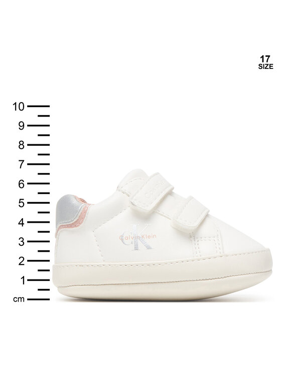 Calvin Klein Sneakersy Calvin Klein V0A9-83380-1582 Kremowy