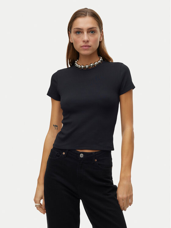 Vero Moda Vero Moda Camiseta Chloe 10306894 Negro Tight Fit