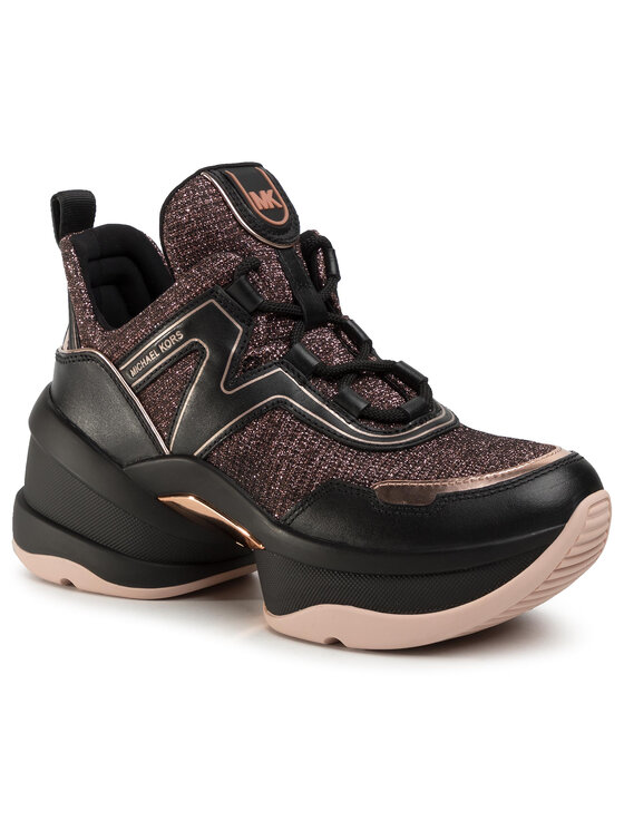 MICHAEL Michael Kors Snīkeri MICHAEL Michael Kors Olympia Trainer 43R0OLFS5D Rozā