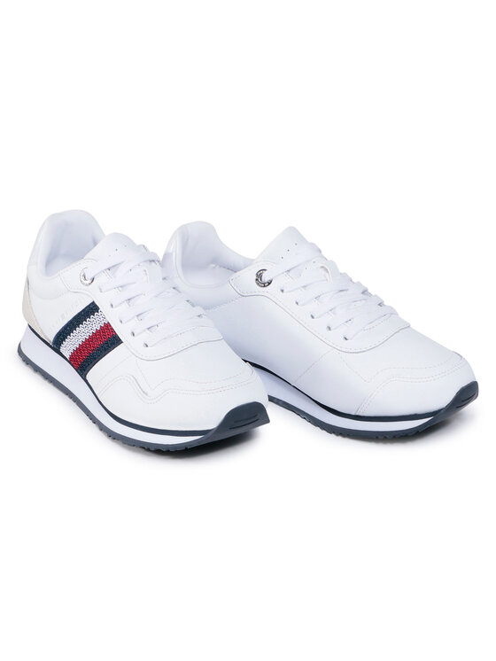 Tommy Hilfiger Сникърси Tommy Hilfiger Tommy Leather Low Runner FW0FW05213 Бял