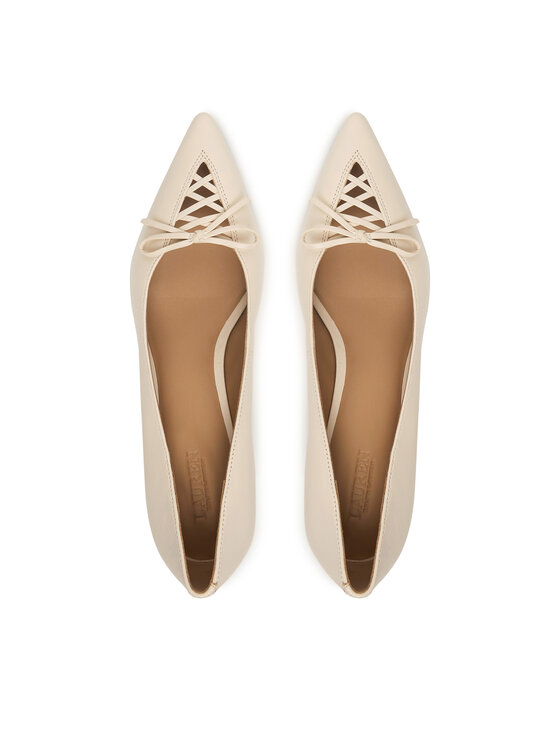 LAUREN RALPH LAUREN Körömcipők LAUREN RALPH LAUREN 802P06371004 Krém