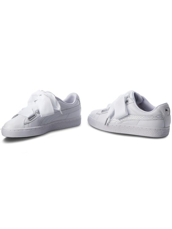 Puma Сникърси Puma Basket Heart Oceanaire 366443 02 Бял