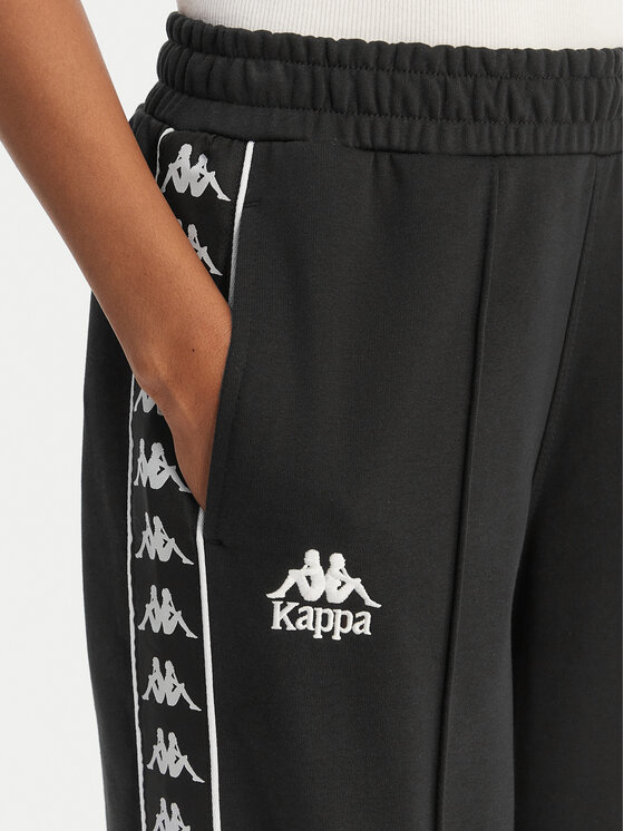 Kappa Kappa Jogginghose Banda Malorie 37256WW Schwarz Regular Fit