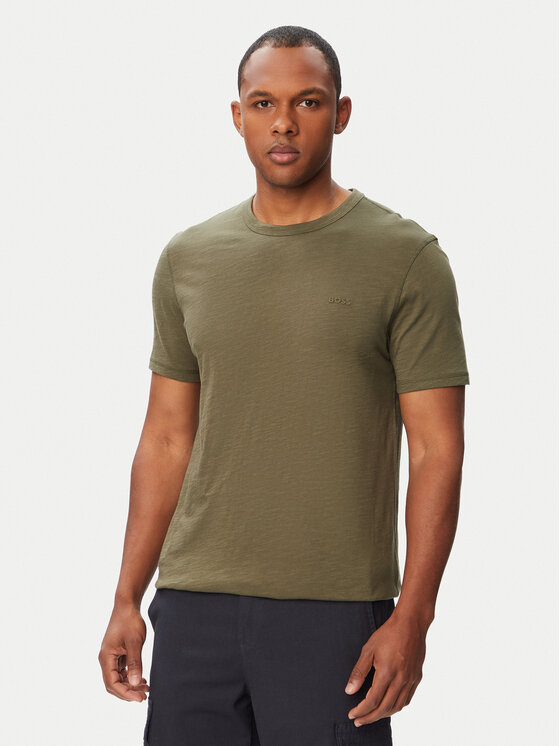 BOSS BOSS Póló Tegood 50508243 Khaki Regular Fit