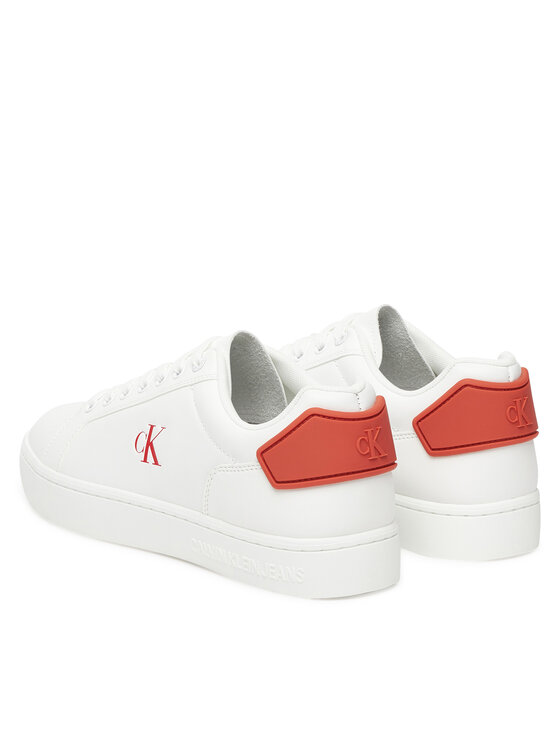 Calvin Klein Jeans Superge Calvin Klein Jeans Classic Cupsole Ru Patch Lth YM0YM01297 Bela