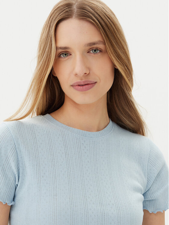 Pieces Pieces Футболка Fia 17155480 Блакитний Regular Fit