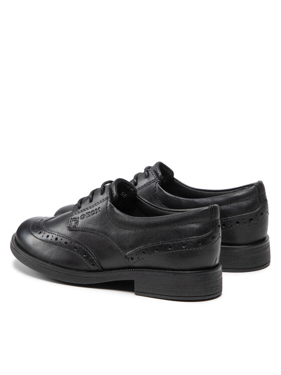Geox Oxford čevlji Geox J Agata D J8449D 00043 C9999 S Črna