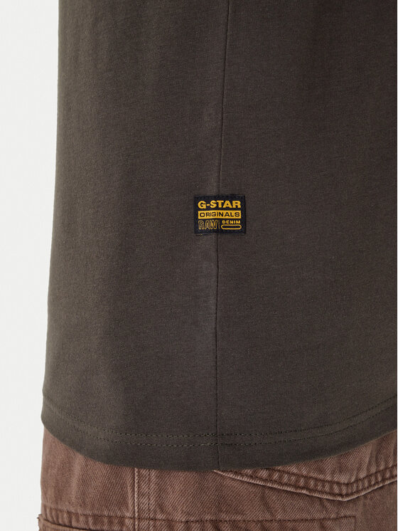 G-Star Raw G-Star Raw Camiseta Base-S D16412-336 Verde Regular Fit