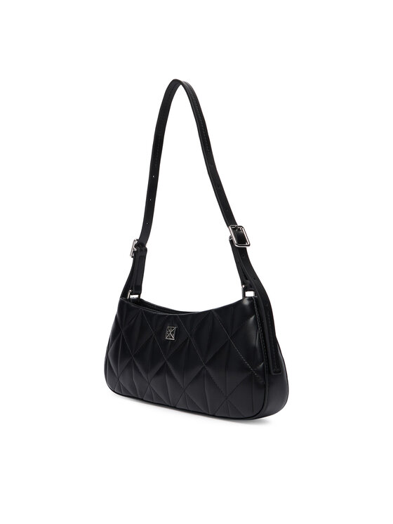 Calvin Klein Torbica Calvin Klein Quilted Small Shoulder Bag LV04F3327G Crna