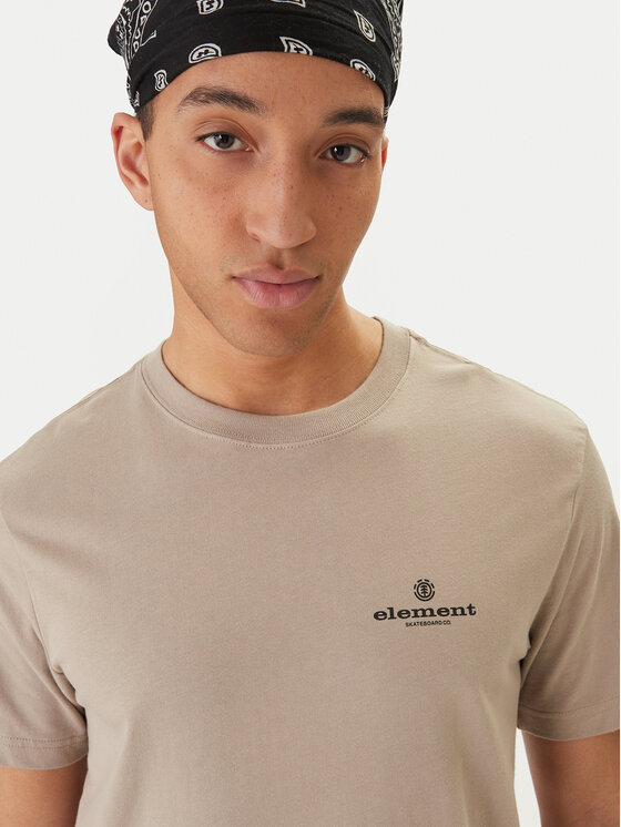 Element Element Camiseta Bigfoot Walking ELYZT00584 Beis Regular Fit