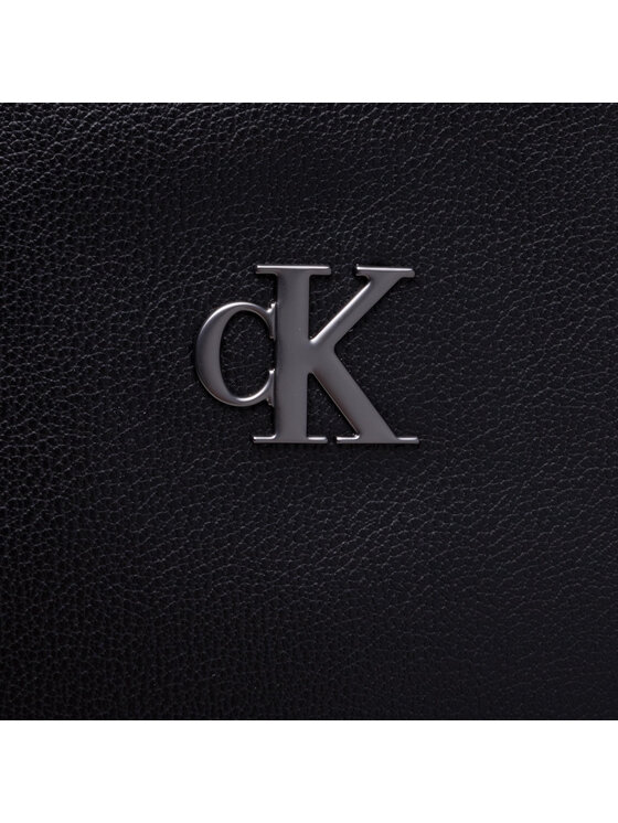 Calvin Klein Jeans Rankinė Calvin Klein Jeans Minimal Monogram Shopper29 K60K608700 Juoda