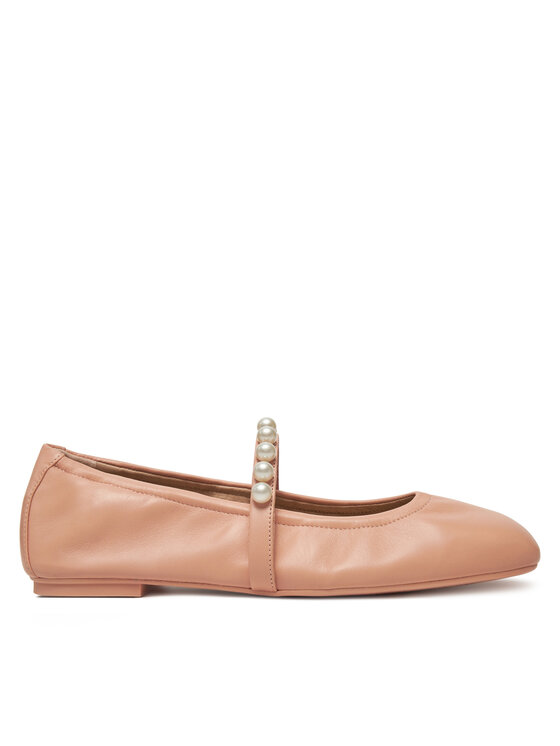 Stuart Weitzman Балетки Stuart Weitzman Goldie Ballet SF896 Бежевий