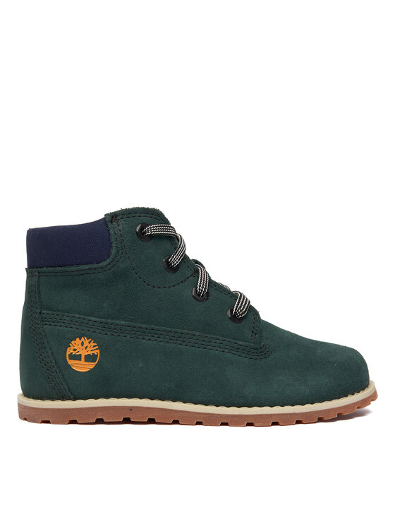 Timberland Šnurovacia obuv Timberland Pokey Pine Mid Lace Up TB0A292EEY01 Zelená
