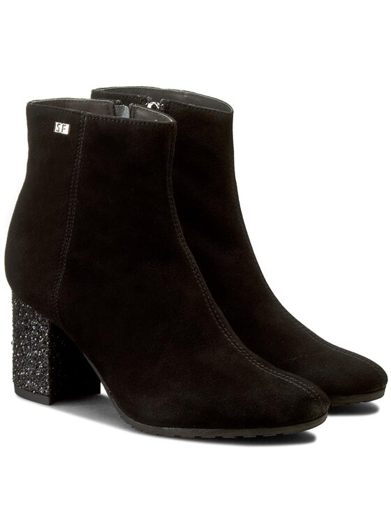 Solo Femme Botki Solo Femme 87601-01-C78/F82-02-00 Czarny