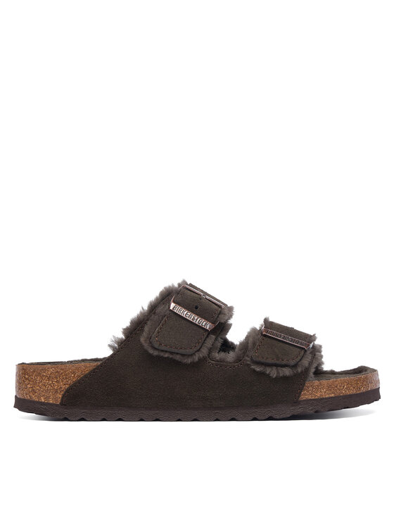 Birkenstock Шльопанці Birkenstock Arizona Shearling 1020528 Коричневий