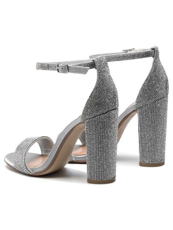 Steve Madden Sandály Steve Madden Carrson-R SM11000371-02003-968 Stříbrná