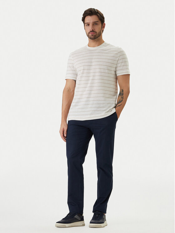 BOSS BOSS Camiseta H-Taut 235 50559166 Écru Regular Fit