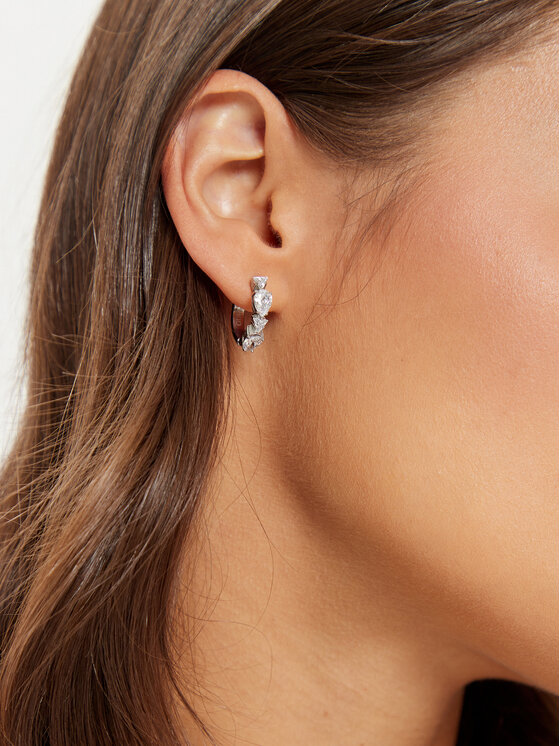 Guess Ausskari Guess JUBE04 417JW Sudraba