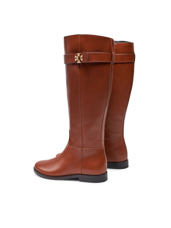 Tory Burch Kozačky Tory Burch Destription 158798-200 Hnědá