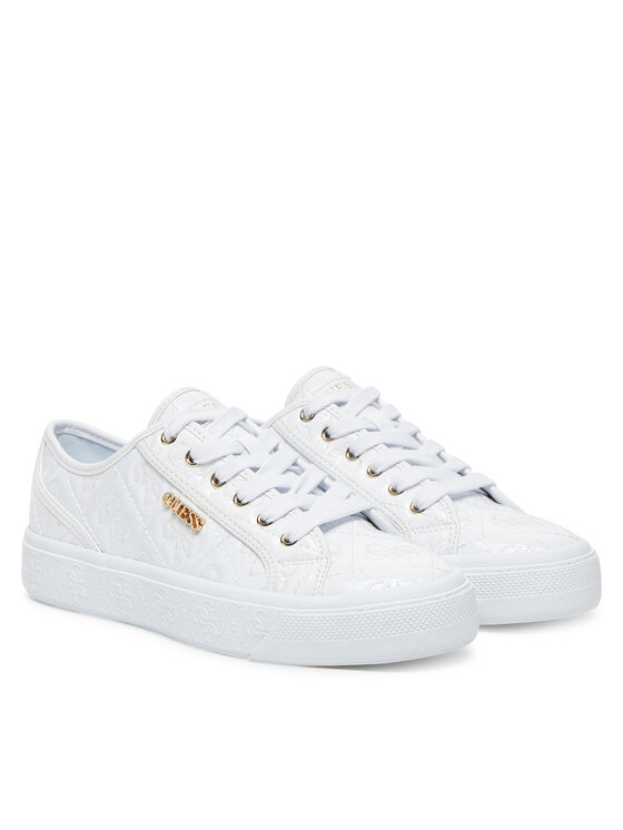 Guess Sneakersy Guess FLTJLV FAL12 Biela