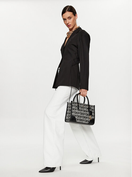 DKNY Bolso DKNY Perri Box Satchel R33DYY94 Negro