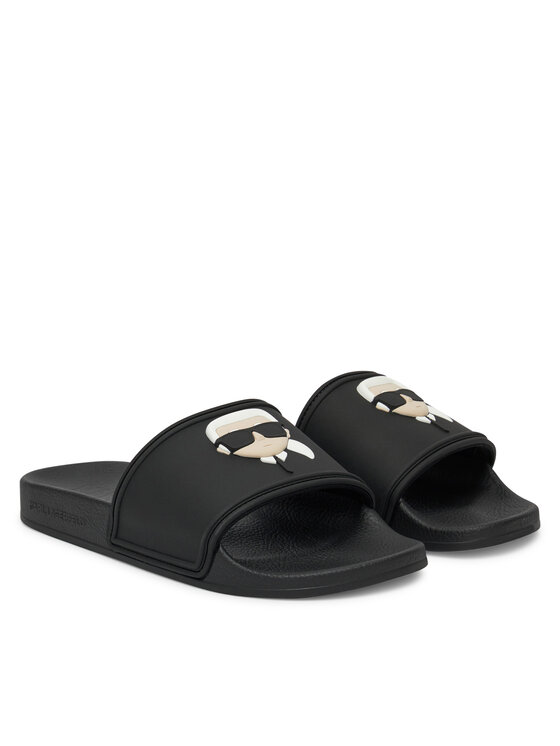 KARL LAGERFELD Шльопанці KARL LAGERFELD Kondo 2.0 KL80905A Чорний