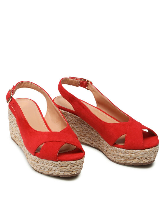 Jenny Fairy Espadryle Jenny Fairy TS5249-01 Czerwony