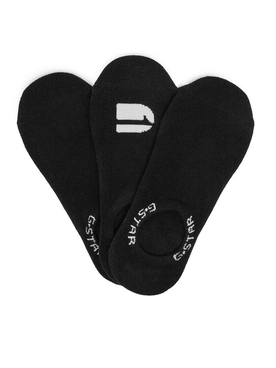 G-Star Raw Členkové ponožky G-Star Raw AS_G-STAR_S_020_SS25 (3-PACK) Čierna